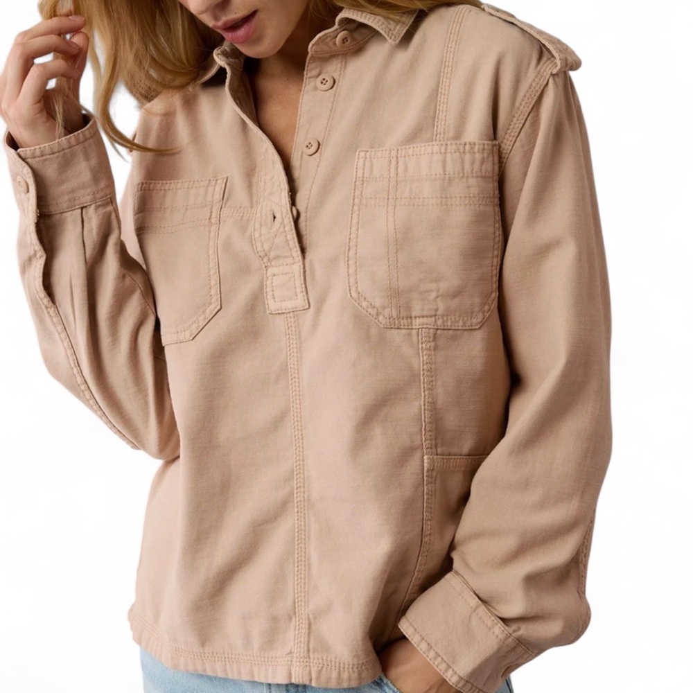 American Eagle military style shirt